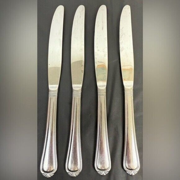 PFALTZGRAFF Nouveau‎ Lot of 4 Knives Stainless Cutlery Flatware Pattern PFFNOU - Picture 1 of 8